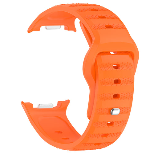 Outdoor Silicone Strap, orange, without a watch, 3/4 front view
