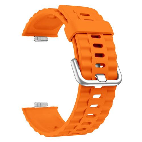 Bracelet silicone 'Classic' Huawei Watch 3 (Pro) (orange)