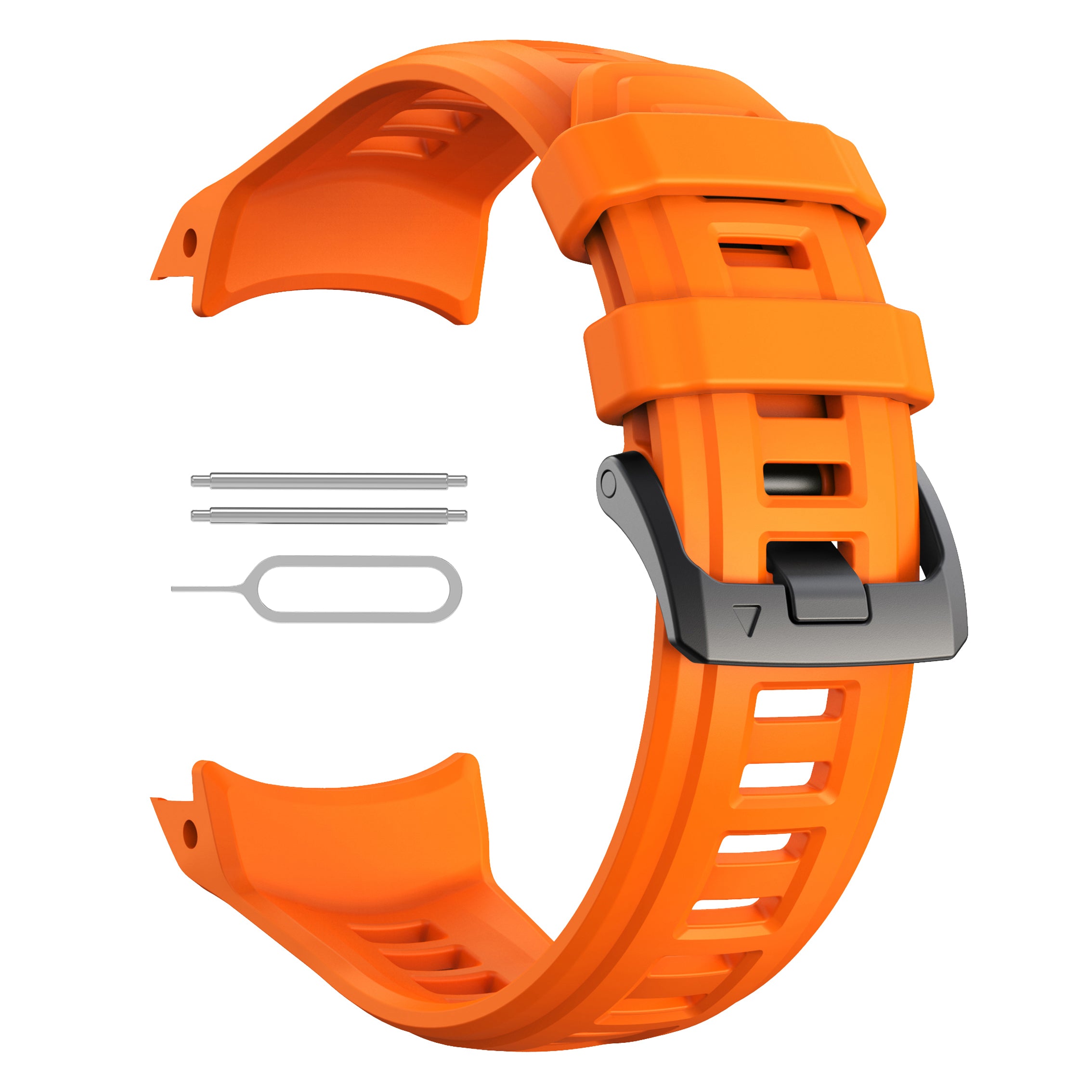 Bracelet silicone 'perfect fit' Garmin Instinct 3 - 50mm (orange)