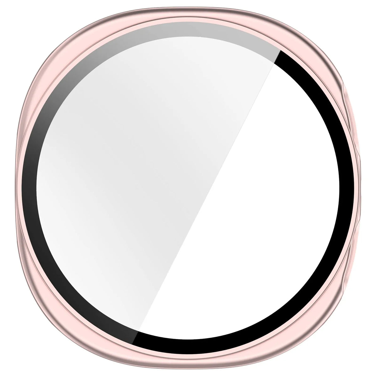 Coque rigide avec vitre Samsung Galaxy Watch 8 - 40mm / 9 - 40mm (rose)