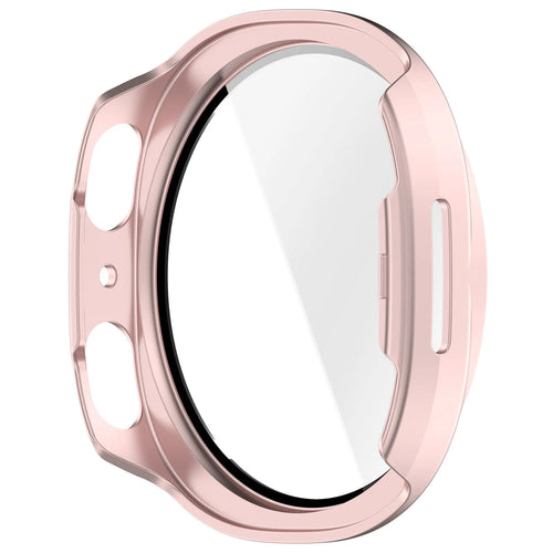 Coque rigide avec vitre Samsung Galaxy Watch 8 - 40mm / 9 - 40mm (rose)