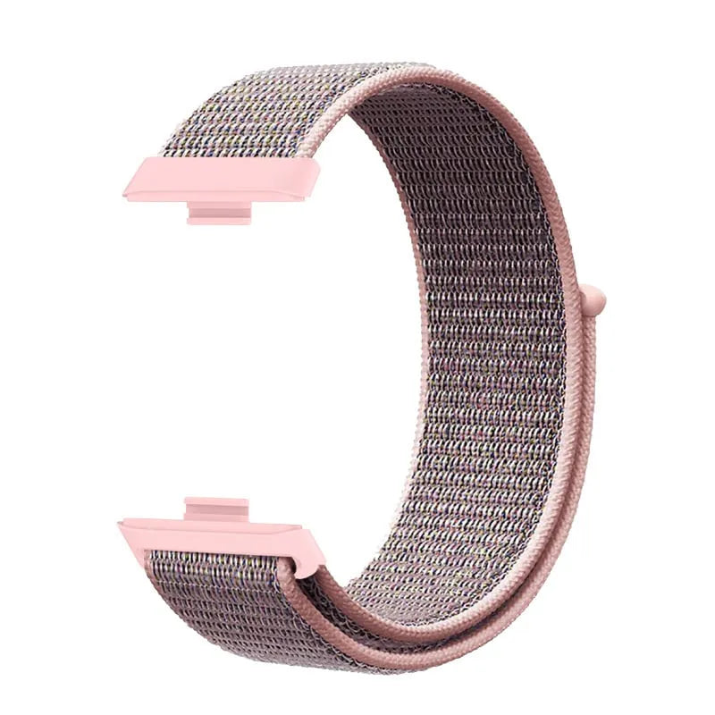 Nylon Strap, pink sand, without a watch, 3/4 front view
