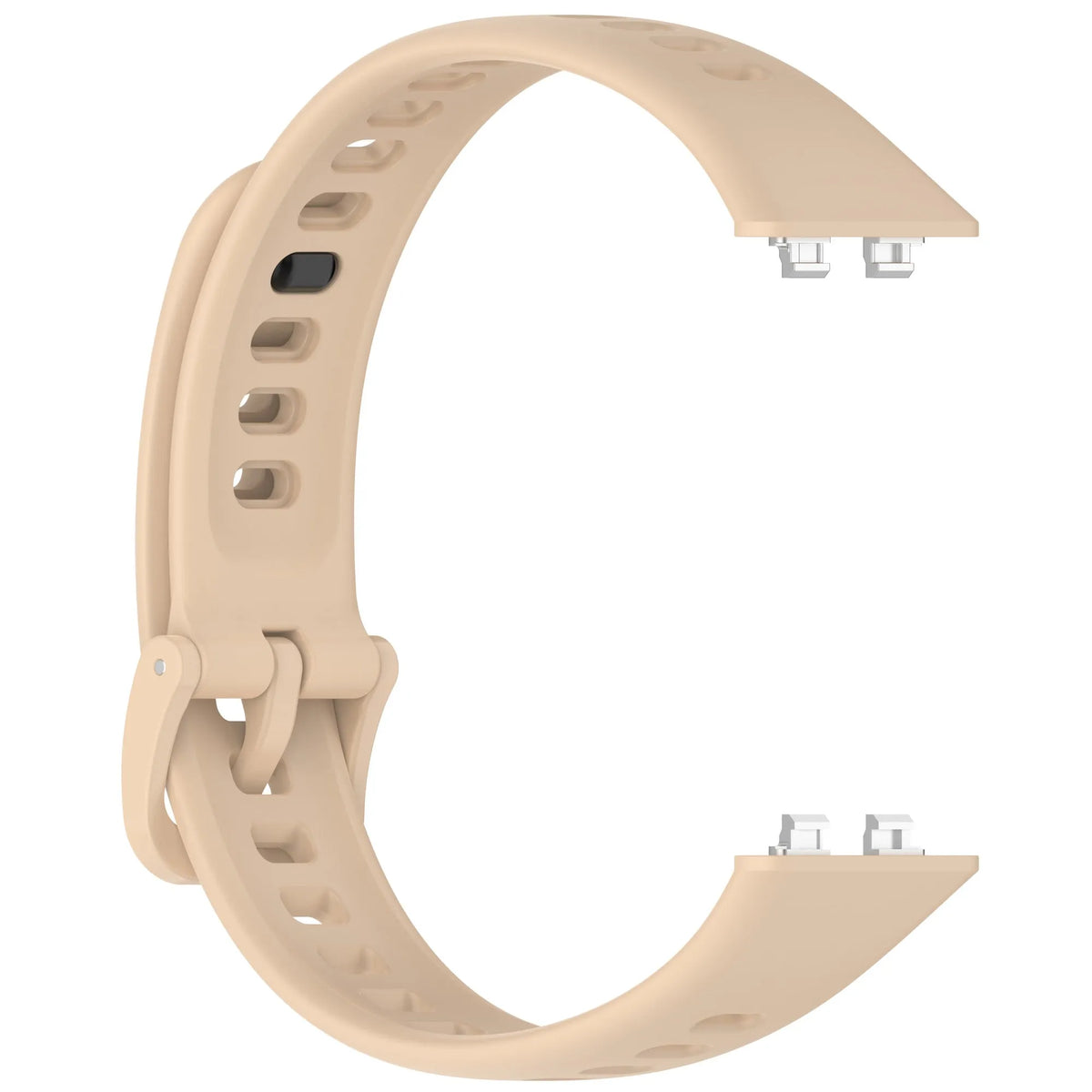 Silicone Strap, pink, without a watch, 3/4 front view