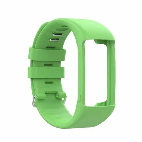 Silicone Strap, light green, without a watch, 3/4 front view