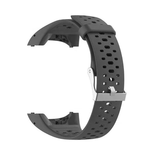 Silicone Strap, dark grey, without a watch, 3/4 front view