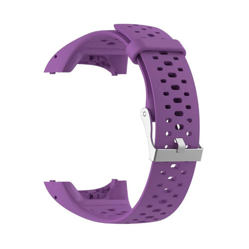 Silicone Strap, purple, without a watch, 3/4 front view