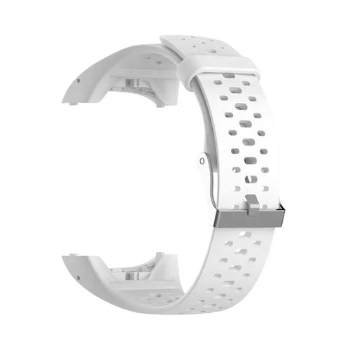 Silicone Strap, white, without a watch, 3/4 front view