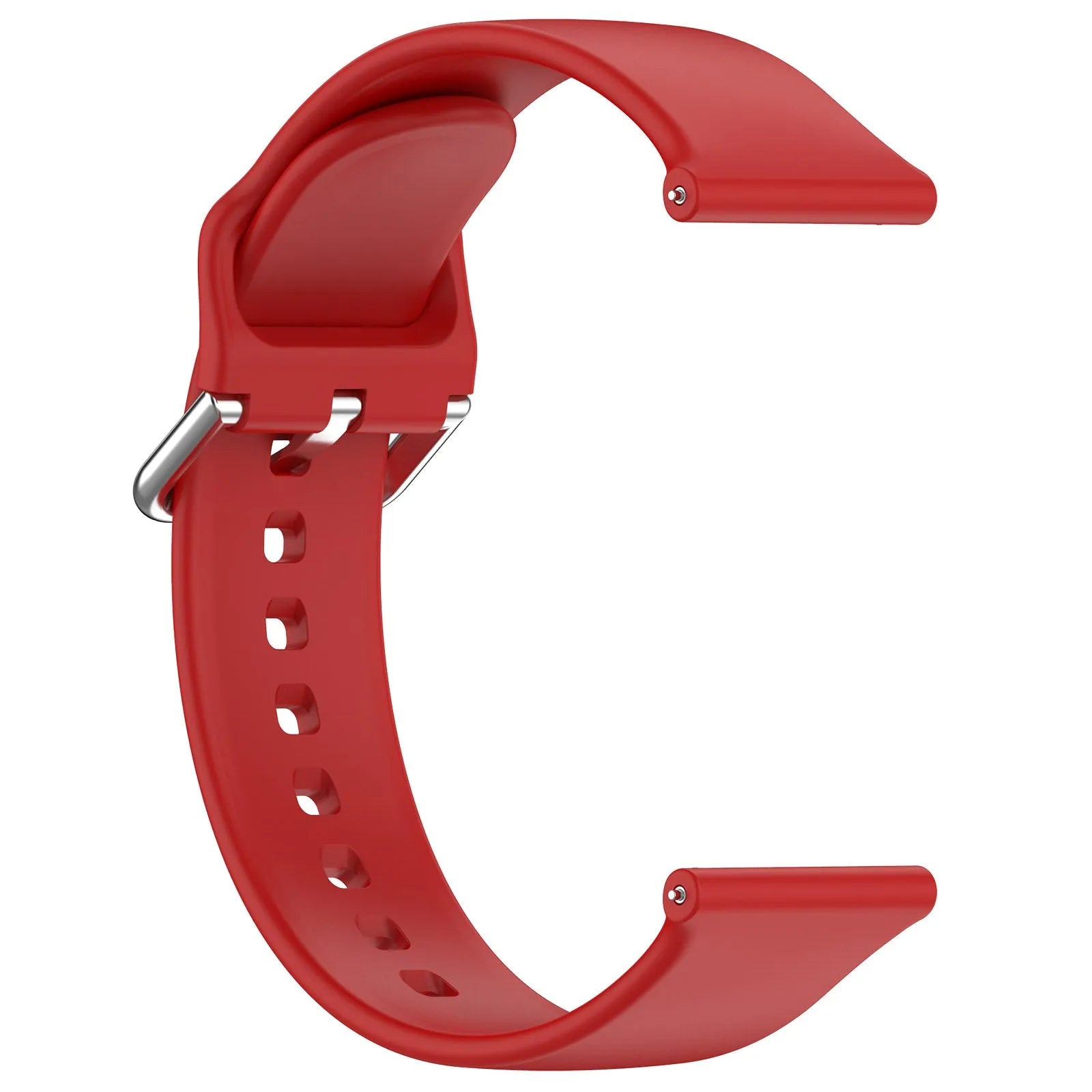 Bracelet silicone avec boucle TicWatch Pro 5 Enduro (rouge)