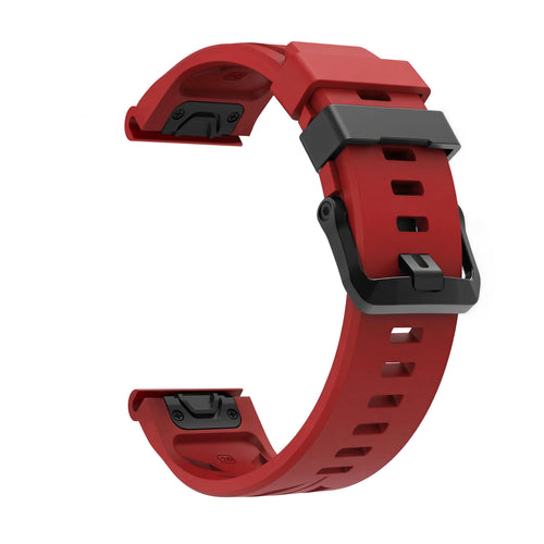 Bracelet silicone race Garmin Approach S62 (rouge)