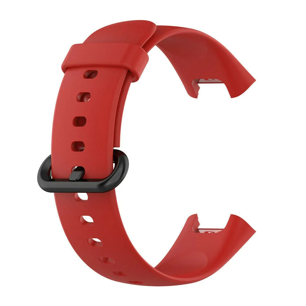 Silicone Strap, red, without a watch, 3/4 front view