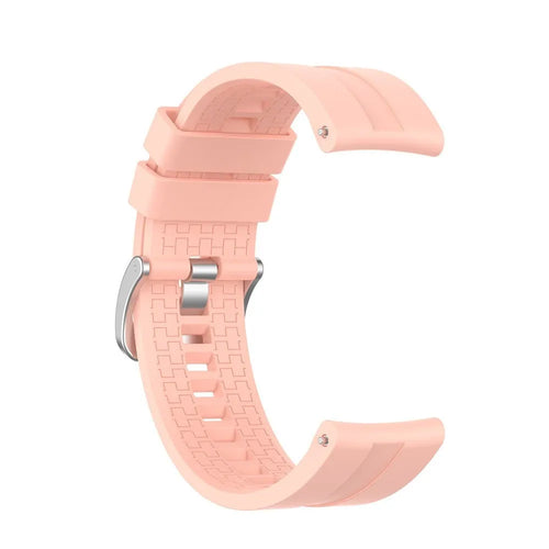 Silicone Strap 'Extreme', pink, without a watch, 3/4 front view