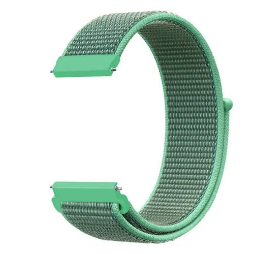 Nylon Strap, mint, without a watch, 3/4 front view