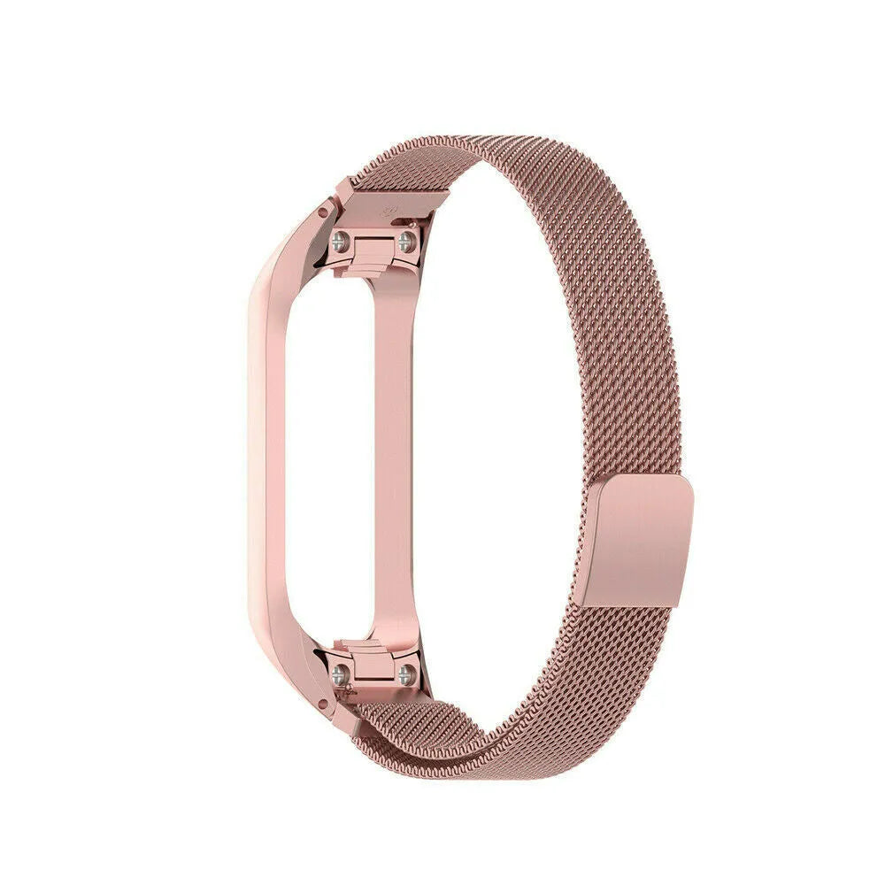 Milanese Strap, pink, without a watch, 3/4 front view