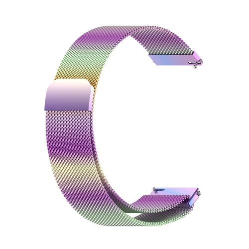 Milanese Strap, rainbow, without a watch, 3/4 front view