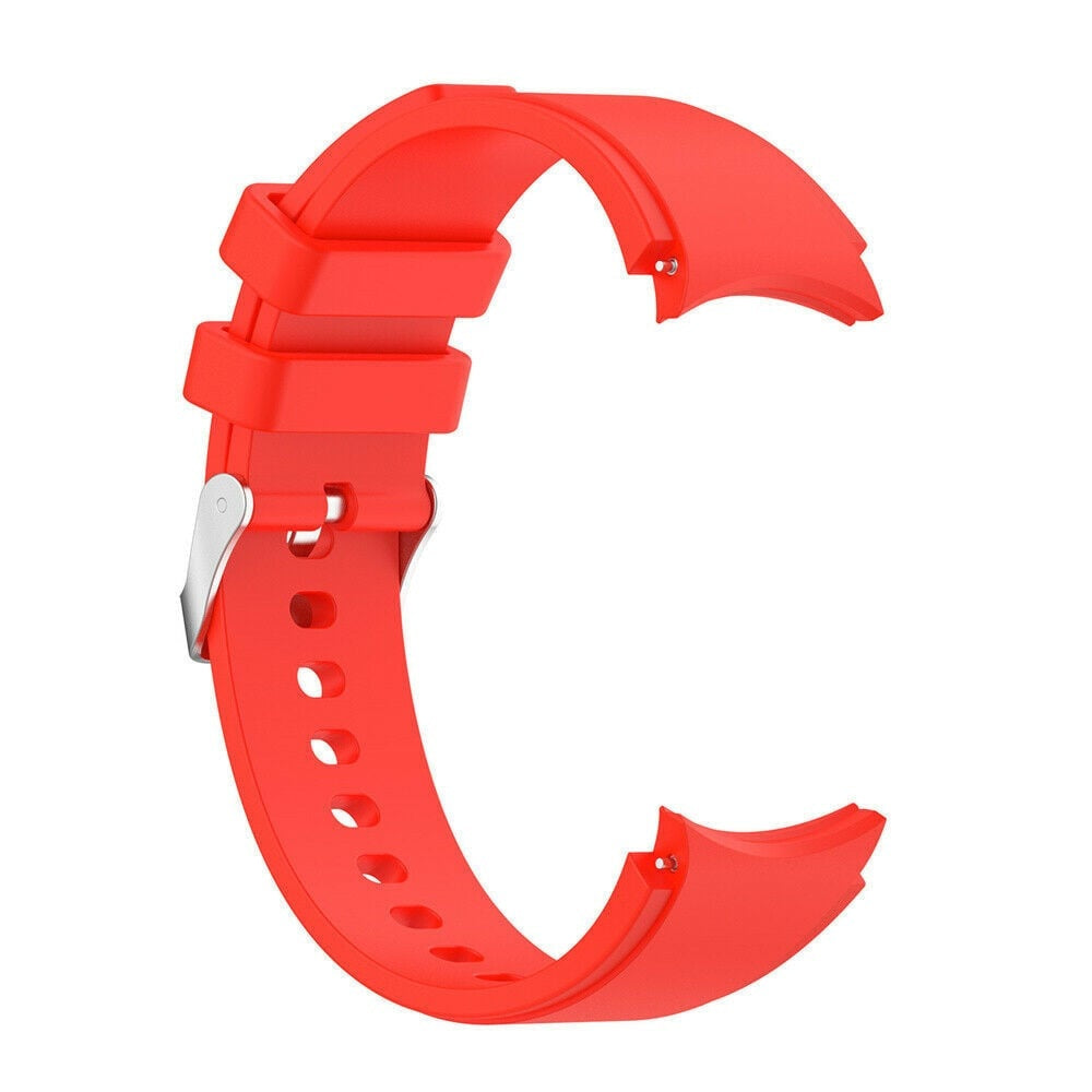 Silicone Strap 'Perfect Fit', bright red, without a watch, 3/4 front view