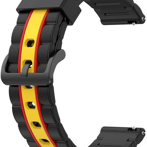 Bracelet édition spéciale Oppo Watch S (noir/jaune)