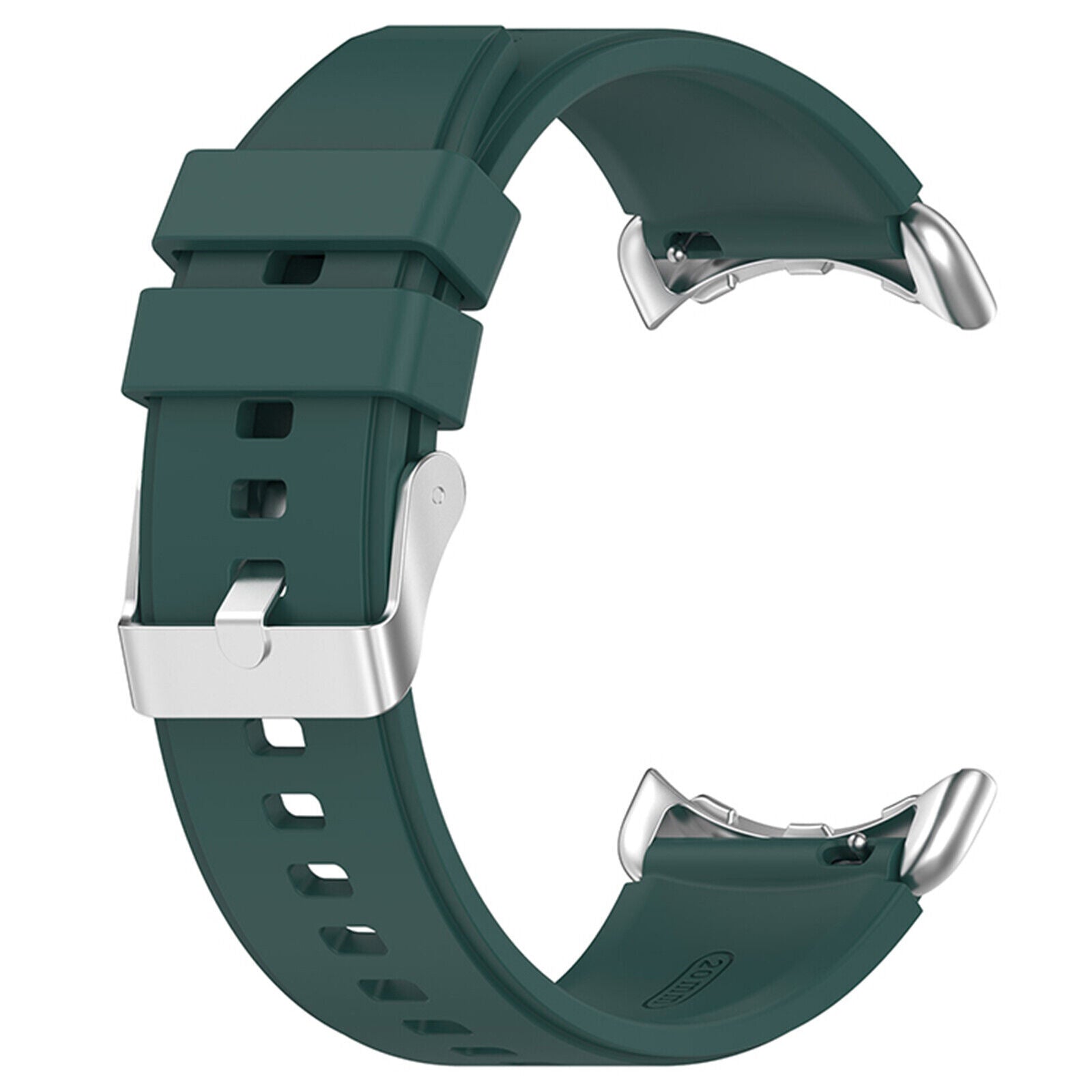Bracelet silicone Google Pixel Watch 4 - 41mm (vert foncé)
