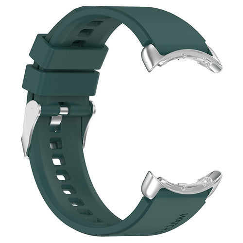 Silicone Strap, dark green, without a watch, 3/4 front view