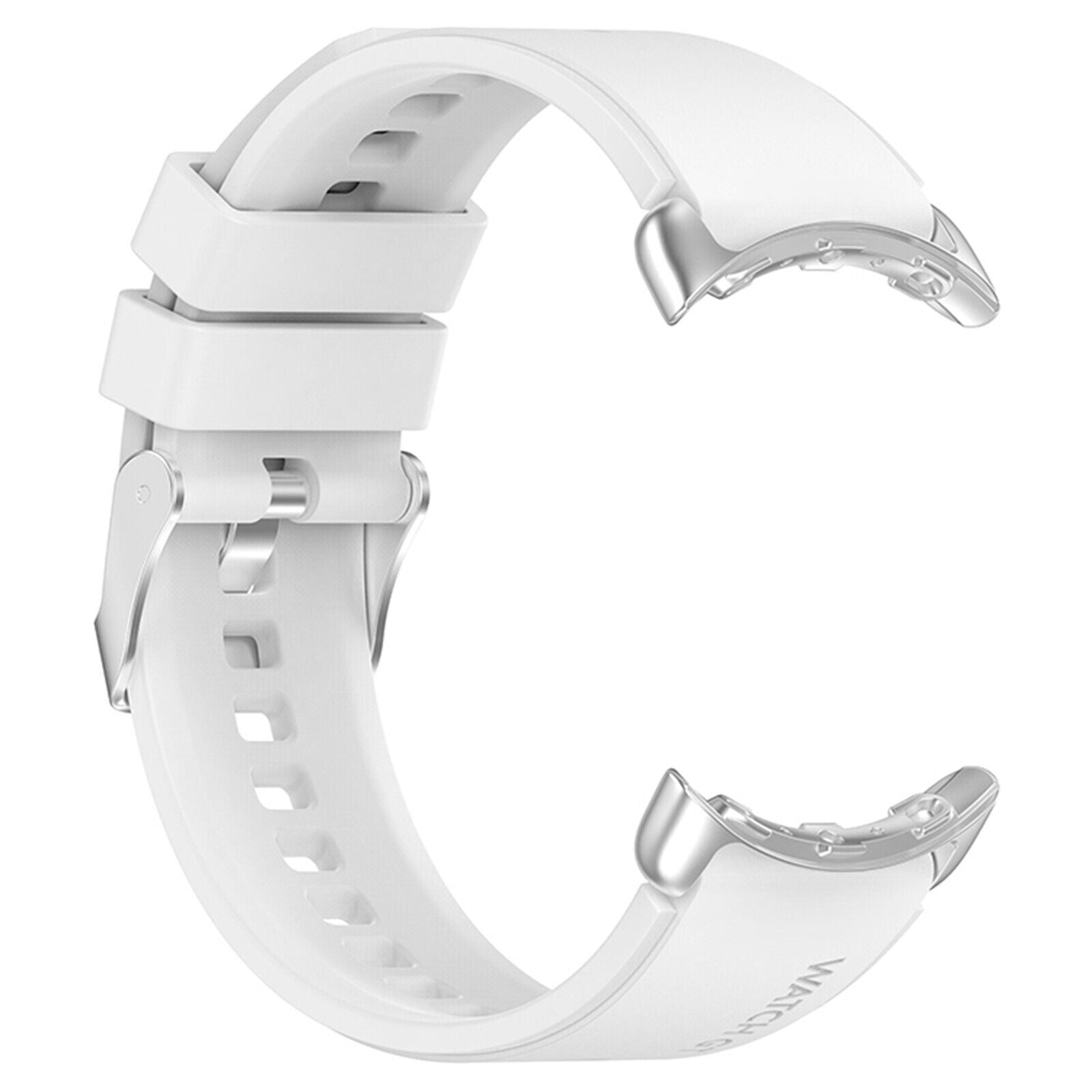 Bracelet silicone Google Pixel Watch 4 - 41mm (blanc)