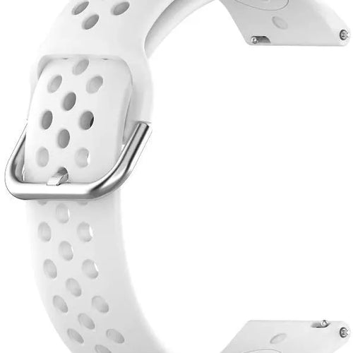 Bracelet silicone respirant Gard Pro Health Smartwatch 3 - 48mm (blanc)