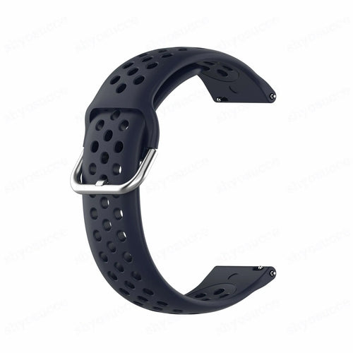 Bracelet silicone 'Air' Amazfit GTS 4 (bleu foncé)
