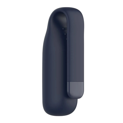 Silicone Clip, dark blue, without a watch, 3/4 front view