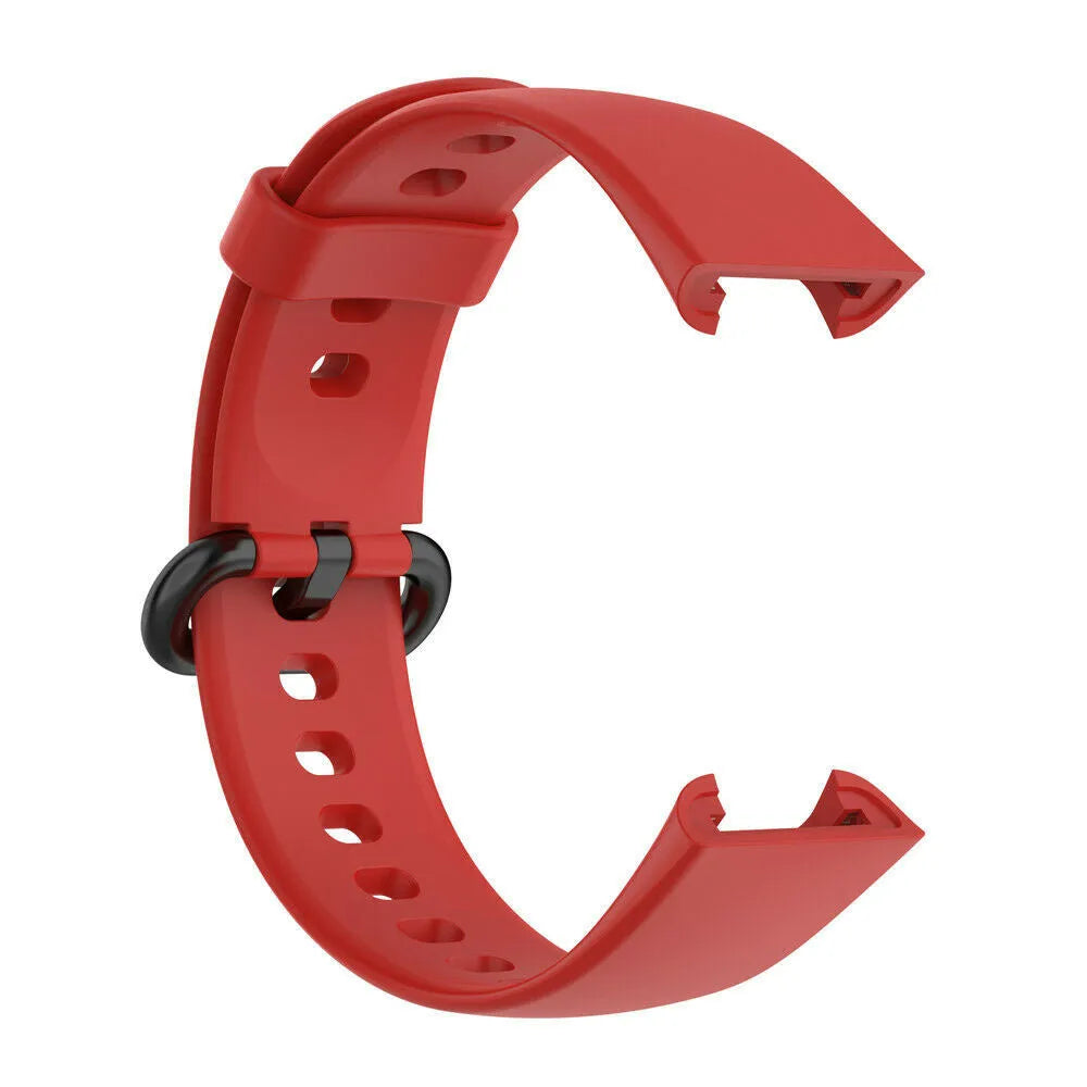 Silicone Strap, red, without a watch, 3/4 front view