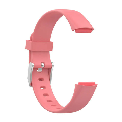 Silicone Strap, pink, without a watch, 3/4 front view