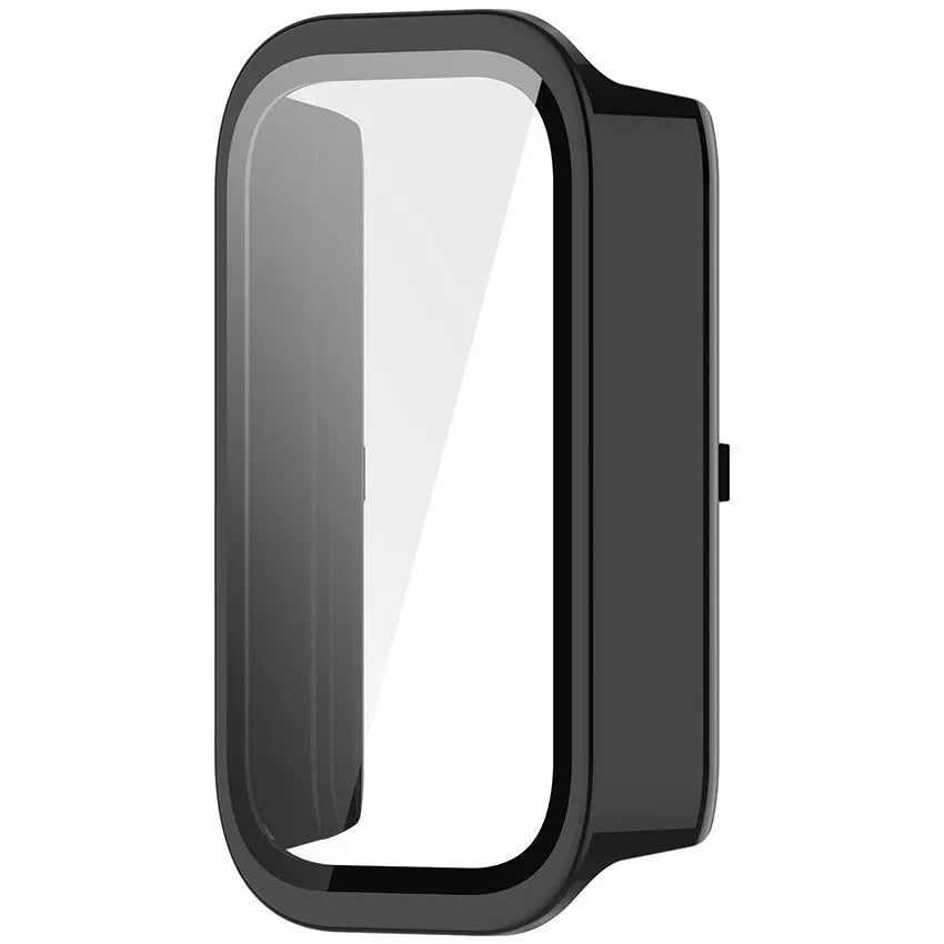 Coque rigide avec verre pour Xiaomi Smart Band 9 Active (noir)