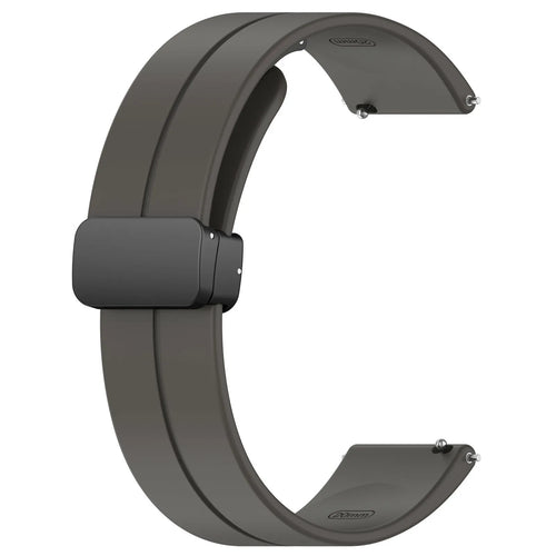 Amazfit Bip U (Pro) D-Buckle Silicone Strap (Dark Grey)
