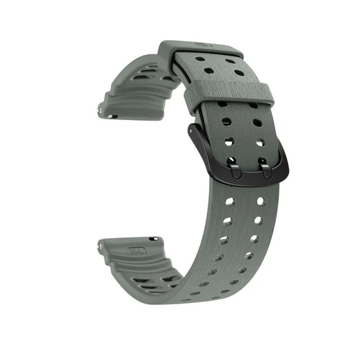 Bracelet silicone grain Polar Grit X (gris foncé)