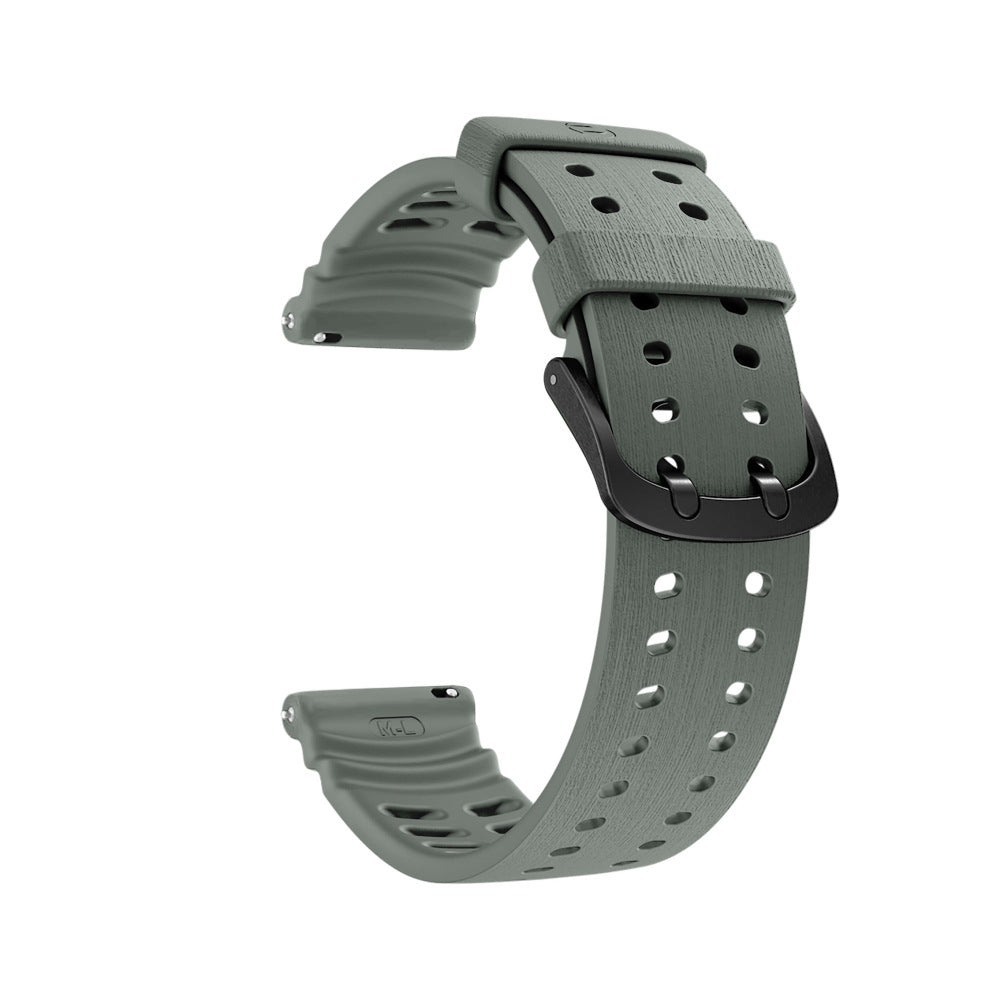 Bracelet silicone grain Polar Vantage V3 (gris foncé)