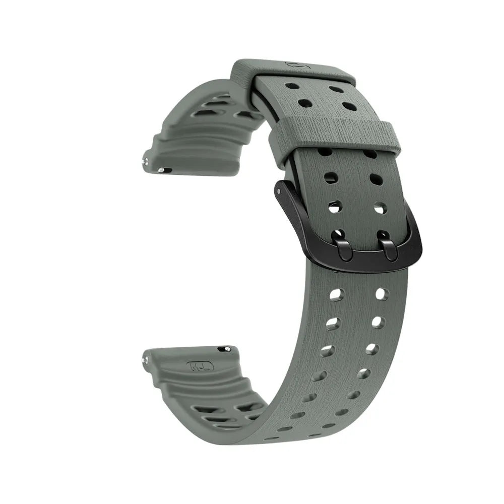 Bracelet silicone grain Polar Vantage V3 (gris foncé)