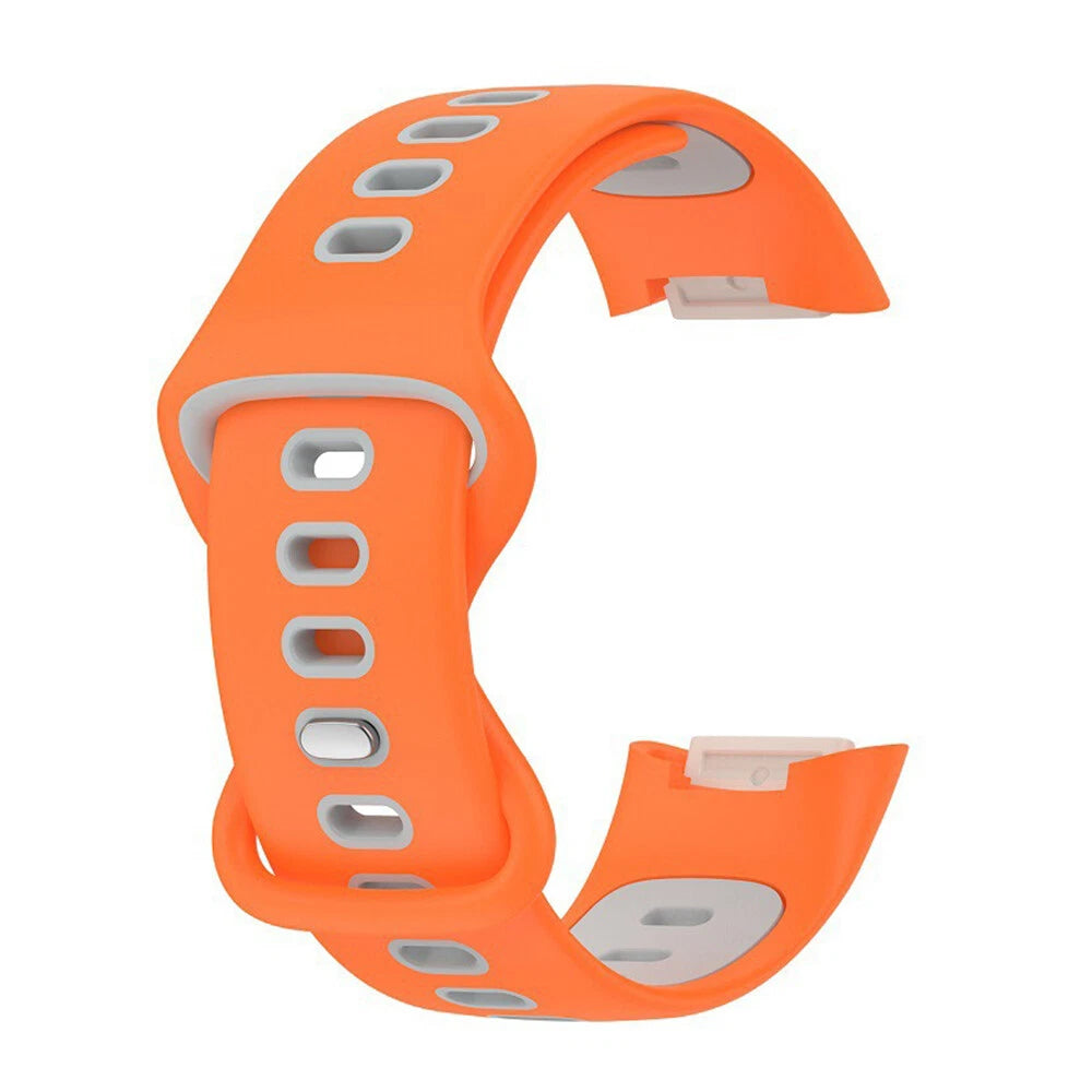 Bracelet sport Fitbit Charge 5 (orange/gris)