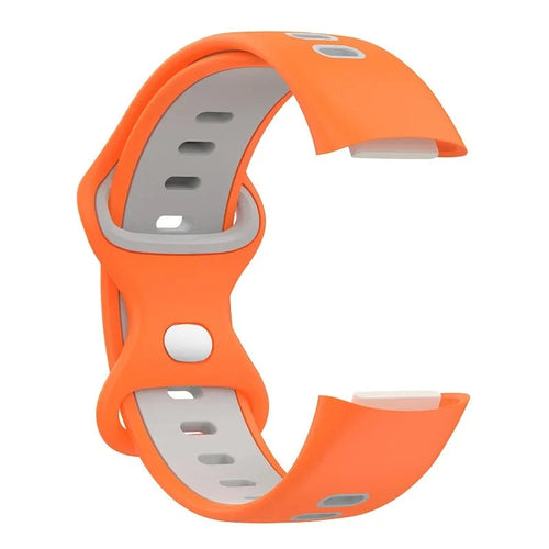 Bracelet sport Fitbit Charge 5 (orange/gris)