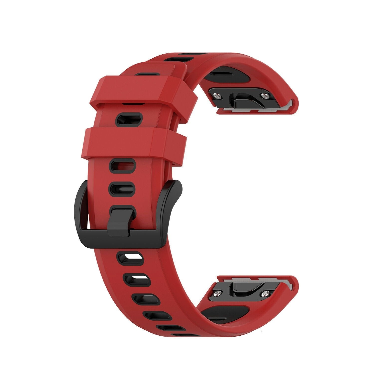 Bracelet à boucle sport Garmin Tactix 8 - 51mm (rouge/noir)