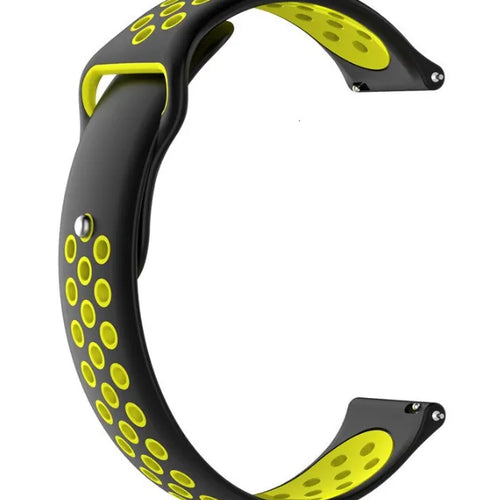 Bracelet sport ICE Smart TKS Rectangular 1.41 (noir/jaune)