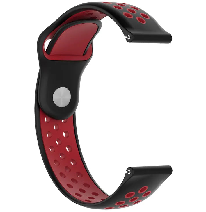 Bracelet sport Motorola Moto Watch - 47mm (noir/rouge)