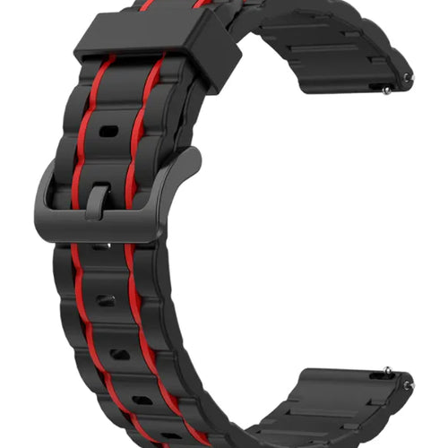 Bracelet sport avec boucle ICE Smart TKS Rectangular 1.41 (noir/rouge)