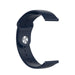 Bracelet montre 18mm sport - universel (bleu foncé)