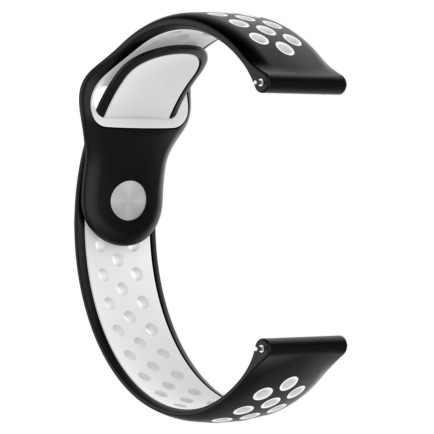 Suunto 9 Peak Pro Sport Strap (Black/White)