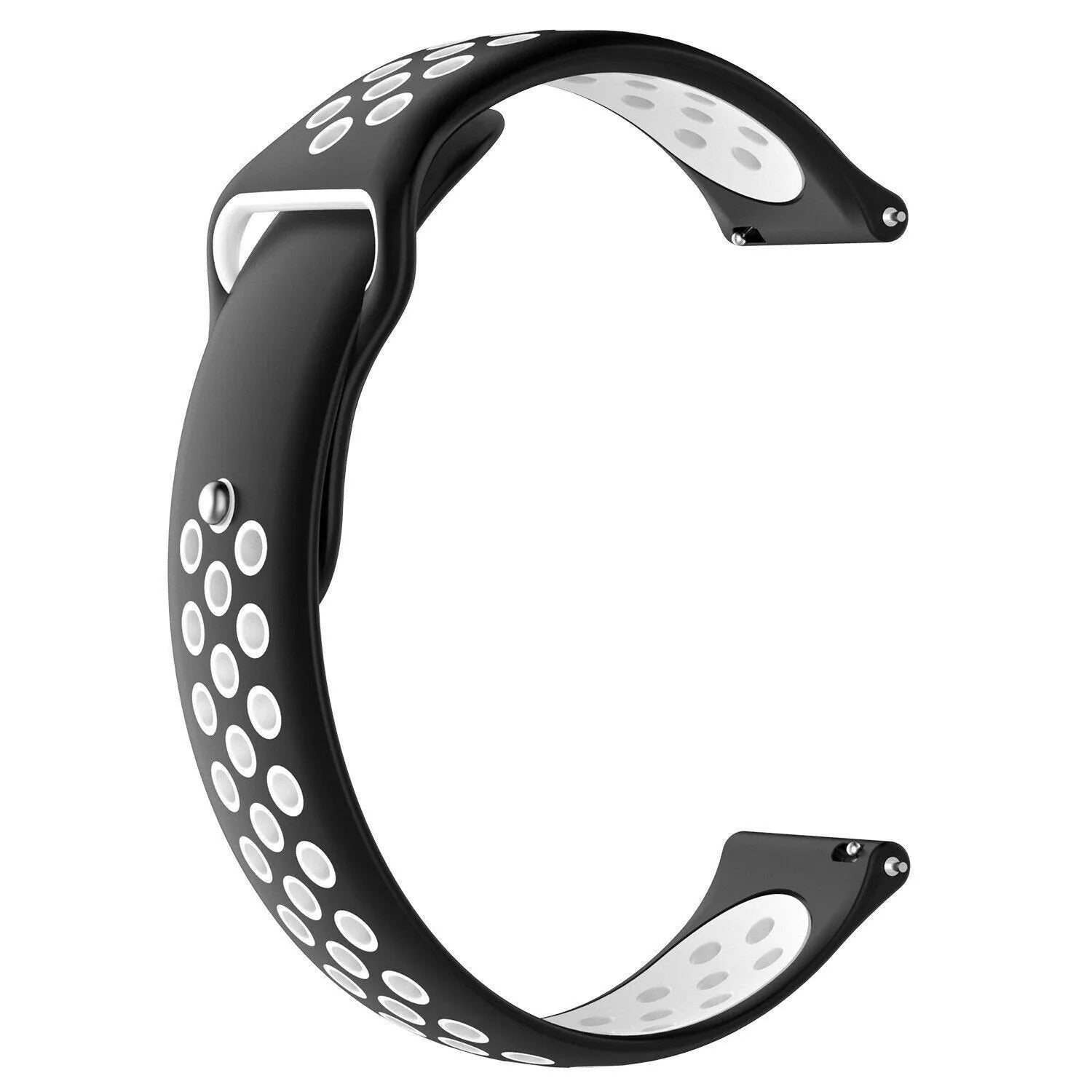 Suunto 9 Peak Pro Sport Strap (Black/White)