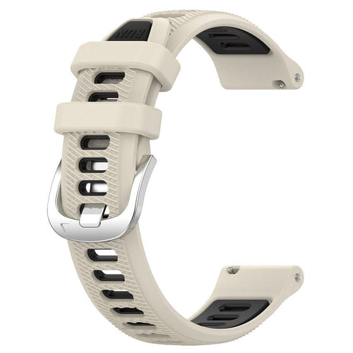 Bracelet sport avec boucle Garmin Vivomove 3 (beige/noir)