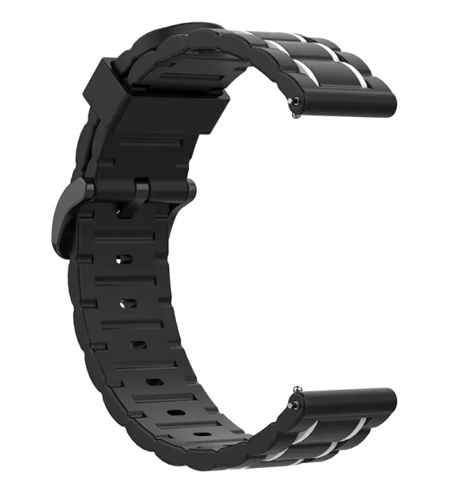 Bracelet sport avec boucle ICE Smart TKS Rectangular 1.41 (noir/blanc)