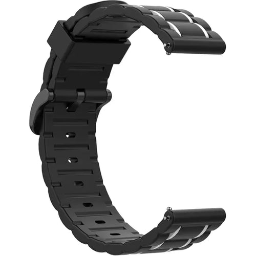Bracelet sport avec boucle Suunto Race 2 (noir/blanc)