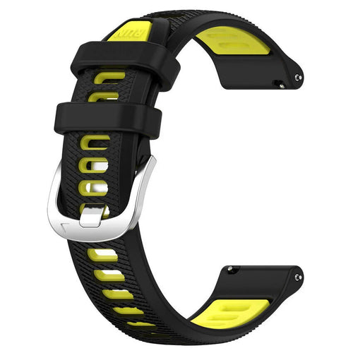 Bracelet sport á boucle Garmin Vivoactive 6 (noir/jaune)