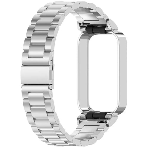 Bracelet acier Xiaomi Smart Band 9 Active (argent)