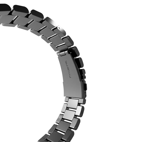Steel Strap, dark grey, without a watch, 3/4 front view