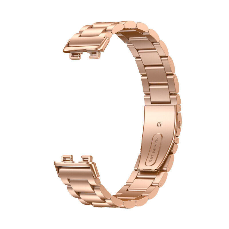 Bracelet acier Huawei Band 10 (or rose)