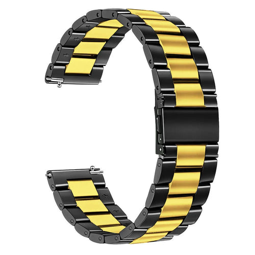 Bracelet acier Polar Street X (noir/or)